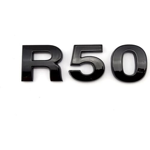 ABS R50 R52 R53 R55 R56 R57 R58 R59 R60 R61 F54 F55 F56 F57 F54 F60 chrome black letter emblem badge sticker for mini cooper