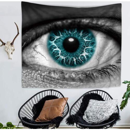 Abstract Eye Pattern Home Decor Tapestry Hippie Wall Hanging Tapestries Boho Beach Towel Yoga Mat Blanket Table Cloths
