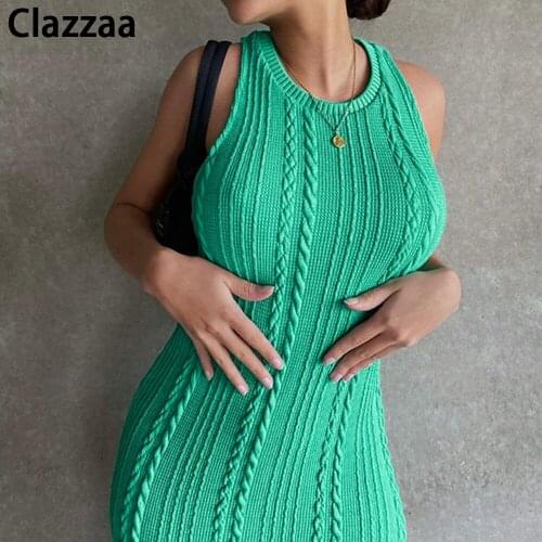 Модные трикотажные платья Clazzaa China At AliExpress