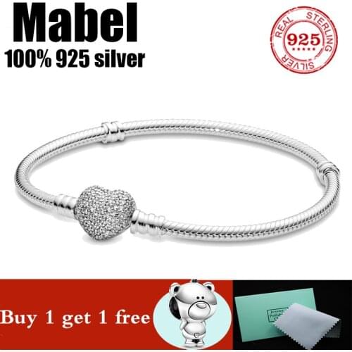 Hot Sale 100% Real 925 Sterling Silver pando Bracelet Fit Original LOVE Snake Charms Bangle DIY high quality Jewelry For Women