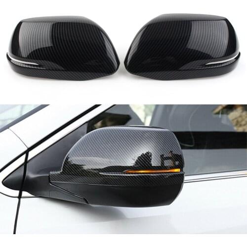 Carbon Fiber ABS Auto Styling Rearview Side Mirror Cover Caps Trim For Honda CR-V 2017 2018 2019/ CRV 17 18 19