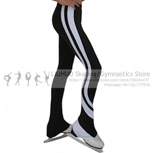 Ice Skating pants Women Girls 2020 New design Warm fleece Adult Children Skate Training leggings Women Skiing skating Trousers