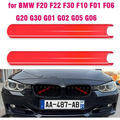 M Sport Style Front Grille Trim Strips Cover Frame Stickers For BMW F30 F10 F20 F11 F31 F07 F32 F33 F34 F36 G30 F48 G20 G01 G05