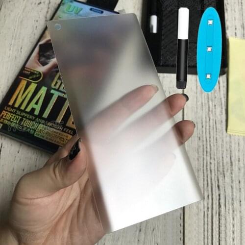 UV Liquid Full Glue Matte 9H 3D Tempered Glass For Honor 30 Pro V40 Frosted Screen Protector Film Anti Fingerprint