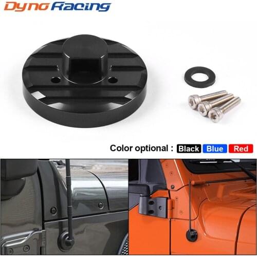 Car Stickers Antenna Base Protective Shell Cover Trim For 07-17 Jeep Wrangler JK / JL Decoration Cover BX102080