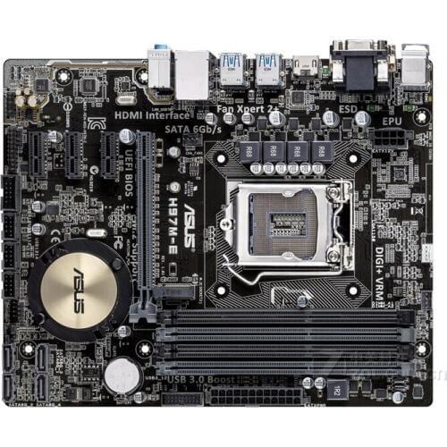 Original motherboard for ASUS H97M-E LGA 1150 DDR3 SATA III USB3.0 16GB H97 Desktop Motherboard