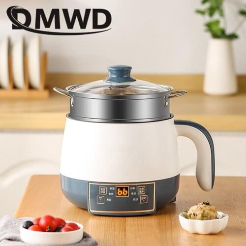 DMWD Electric Cooking Machine Household Samll 1-2 People Hot Pot Multi Electric Rice Cooker Non-stick Pan Multifunction 220V