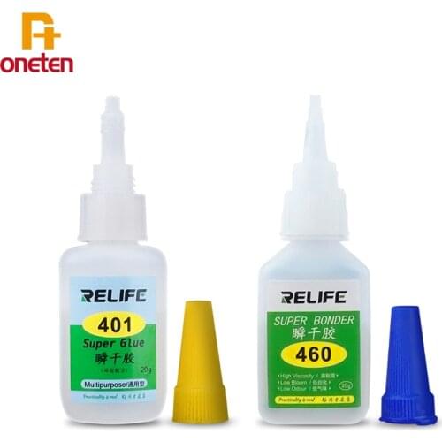 RELIFE Super Glue RL-401 460 For phone repair instant glue electronic circuit board multifunctional fast adhesive