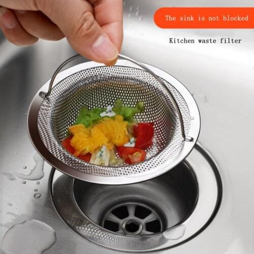 2021 New Stainless steel sink strainer fine mesh strainer kitchen sink sink anti-clogging strainer Strainers