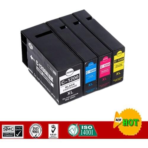 12PK compatible ink cartridges suit for PGI1200 K C M Y , PGI-1200 suit for Canon MAXIFY MB2020 , MAXIFY MB2320 etc