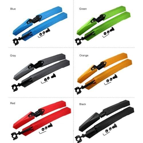 Cycling Mountain Bike Bicycle Front Mudguard Rear Fender Mud Guard Set for MTB Road Bike Wings Front and Rear Mudguard