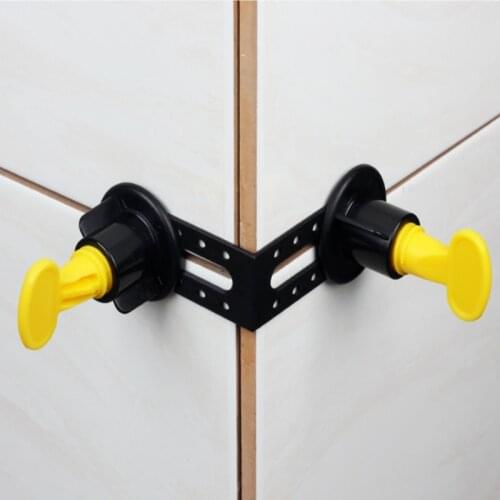 Auxiliary tool for adjusting the fixed position of the fixed position of the ceramic tile leveling device and the external angle