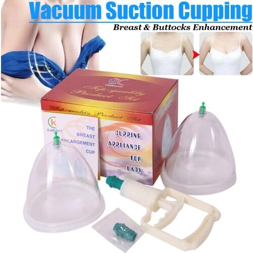 Healthy Breast & Buttocks Enhancement Pump Lifting Vacuum Suction Cupping Suction Therapy Device for lady with suction pump