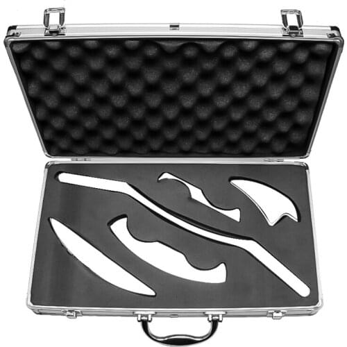 5Pcs Medical Stainless Steel Gua Sha Scraper Physical Therapy Fascia Knife Myofascial Release IASTM Tools Physiotherapy Knife Y