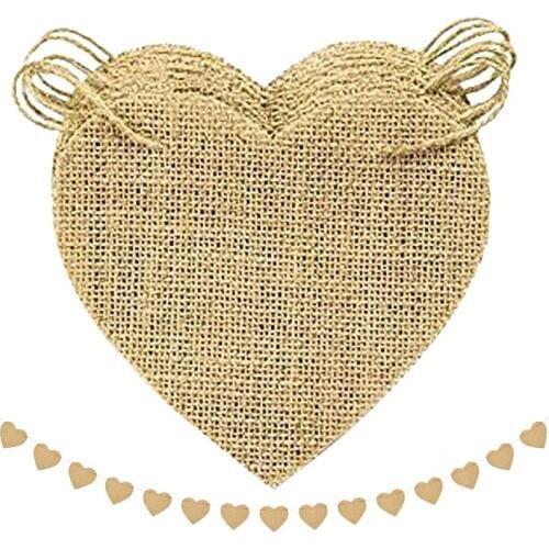 New Party Banner Heart Shaped DIY Hanging Banner Pennant Banner For Wedding Valentine Baby Shower Party Decor DIY Accessories