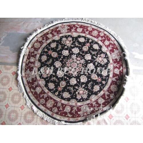 Free shipping 5'X5' 160 Line Wool and Silk Oriental Persian Rug handmade persian carpet