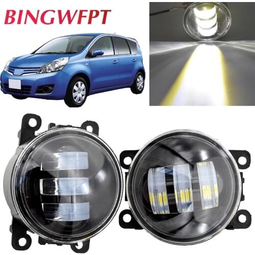 BINGWFPT For Nissan Note E11 MPV 2006 2007 2008 2009 2010 2011 2012 2013 Car H11 LED High Bright Fog Light 2pcs