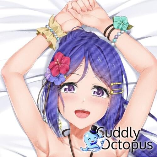 Anime LoveLive！Kanan Matsuura Dakimakura Hugging Body 2WAY Pillow Case Cover Japanese Pillowcase Cushion Bedding Xmas Gifts Cud