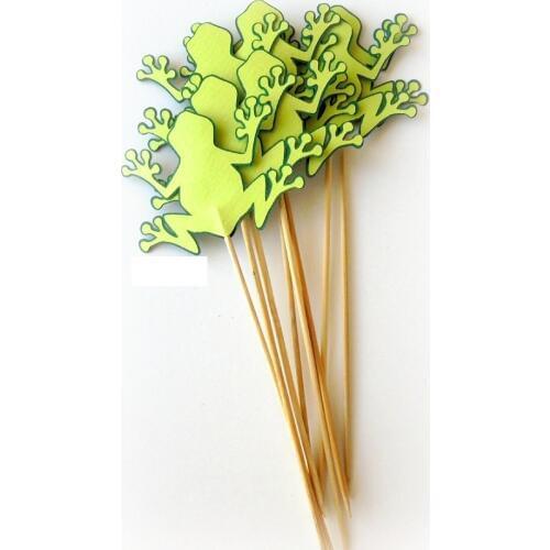 Frog Decorative Cupcake Toppers birthday lake wedding bridal baby shower toothpicks engagement food pick