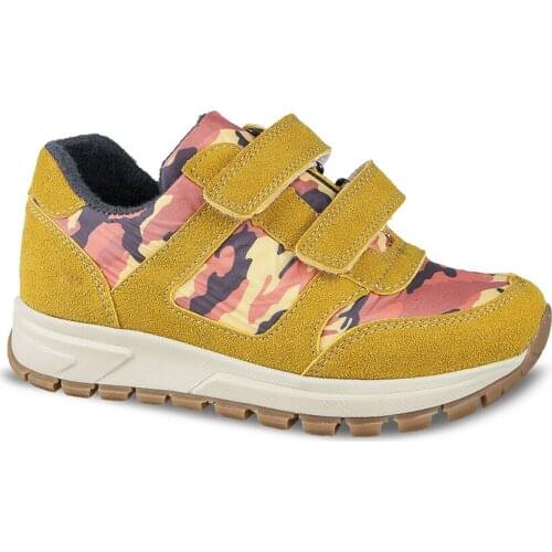 CEYO 7578-14 Boys Girls Unisex Kid Kids Childiren Shoe Casual Sneakers Sport Mustard Yellow Pink Gray Winter