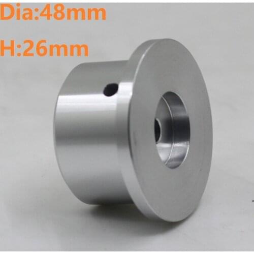 Dia48*H26mm Shank Diameter 36 Aluminum Alloy Solid Knob HIFI Audio Power Amplifier Knob Potentiometer Knob DIY Case Accessories