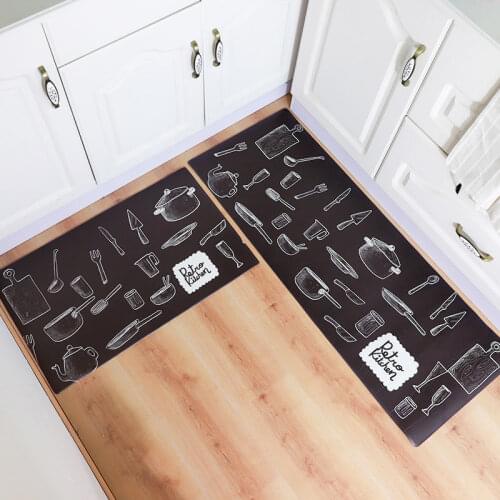 Home Kitchen Mat Living Room Balcony Corridor Decoration Floor Mats Bedroom Bay Window Long Carpet Bathroom Anti-Slip Floormat