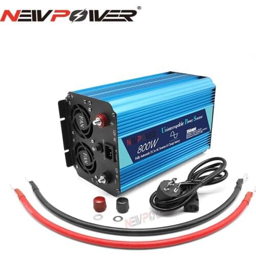 800w Off Grid Inverter 10-15.5V 20-31V Dc To Ac 120v 230v 12V 24v Pure Sine Wave Charge Inverter For Car, home appliance