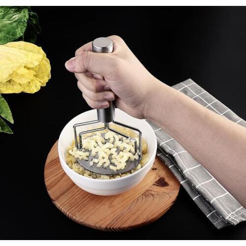 Stainless Steel Potato Ricer Masher Convenient Smooth Mashed Potatoes Pressure Mud Puree Machine Kitchen Gadgets