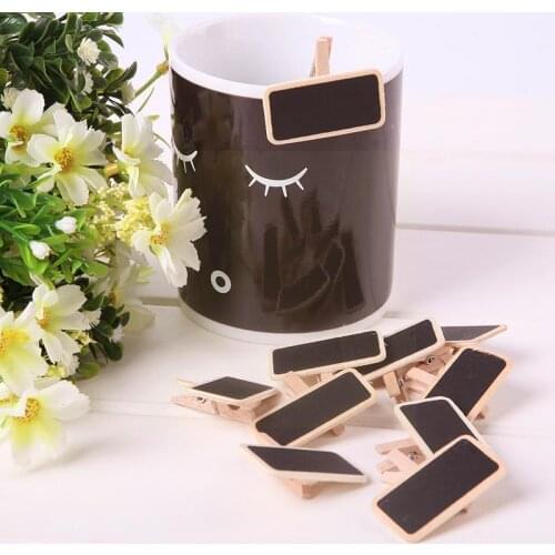 Wedding Party Chalkboard Sign Single-sided Erasable Bases Board Deco Desktop Signs Home with Message Decor Blackboard For D F0S8