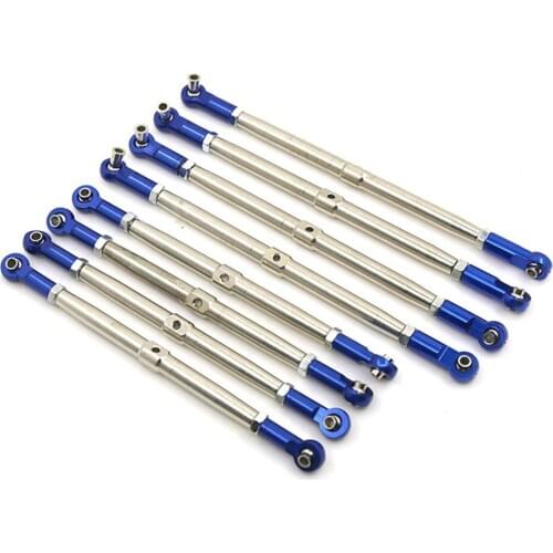 Metal Adjustable Link Rod Strengthen Push Rods for TRAXXAS E2.0 SUMMIT E-REVO RC Car Accessories Parts