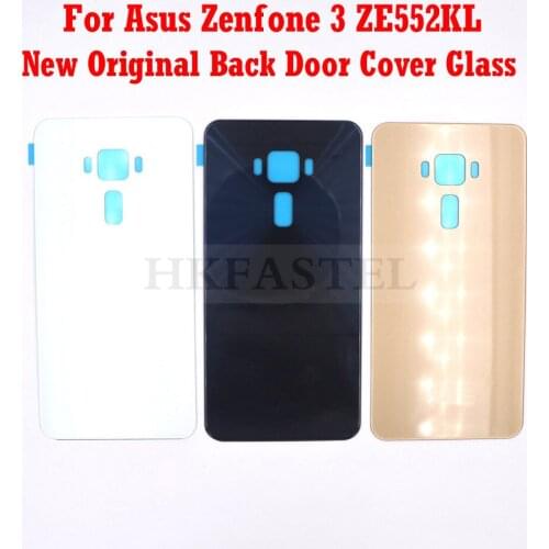 New original ZE552KL Housing For Asus Zenfone 3 ZE552KL Mobile Phone Back Battery Door Cover Glass