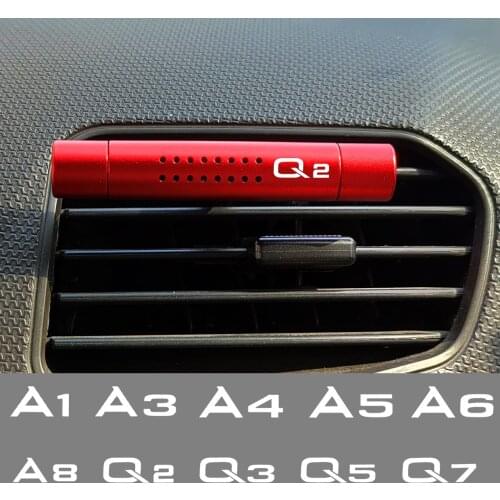 For Audi A1 A2 A3 A4 A5 A6 A7 A8 Q2 Q3 Q5 Q7 Q8 TT RS3 RS4 RS5 RS6 RS7 Q4 Car Air Freshener Air Outlet Aromatherapy Clip Sticks