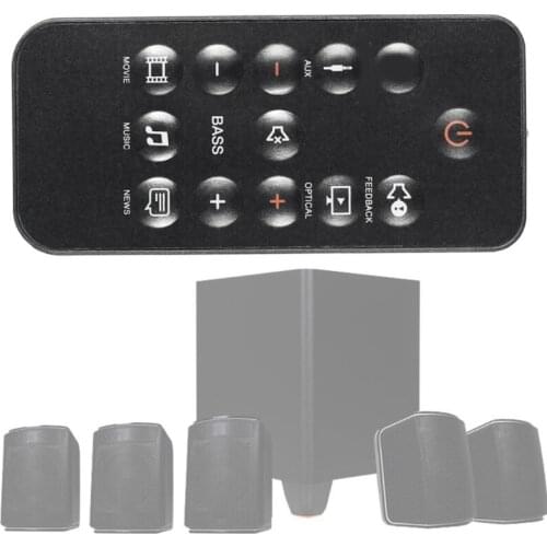 Replacement Remote Control for Home Cinema SB150 2.1 Soundbar Speaker System, Controller
