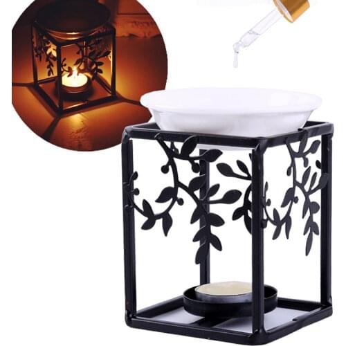 Special Stainless Steel Oil Burner Candle Aromatherapy Oil Lamp Home Decorations Aroma Furnace Candle Holders
