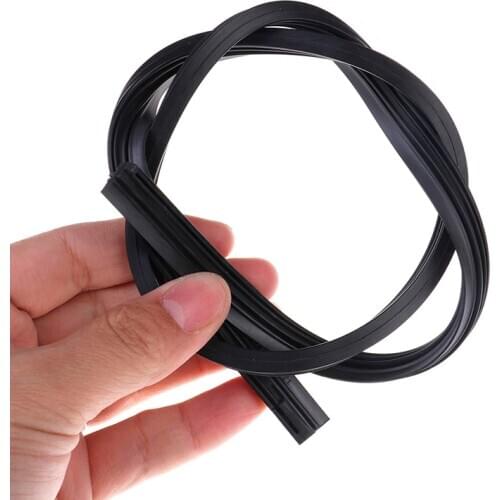 2Pcs 6mm 26 inch Car Rubber Windshield WiperBlade Refill Universal Auto Windscreen Frameless Strip Wipers Black