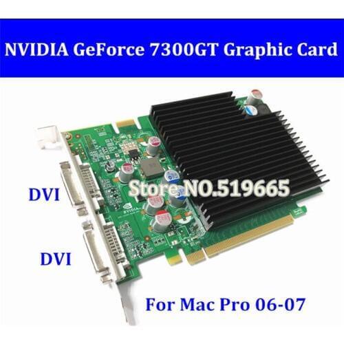High Quality nVidia 7300GT 256M DDR2 DVI connector Graphics video card for Macpro 1.1-2.1 A1168