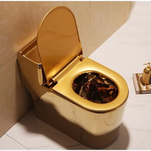 Weibehui European Toilet Color Gold Green Blue Toilet High-end Household Engineering Hotel Villa Color Toilet