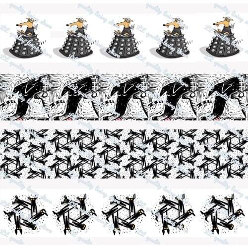 WL 16-75MM Greyhound Grosgrain Ribbon Gift Wrapping Bowknot Diy Party Decoration Craft Supplies Animal Collar