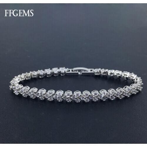 FFGems Fashion Zicon Bracelete Bangle Elegant Women Jewelry Party Wedding Gifts