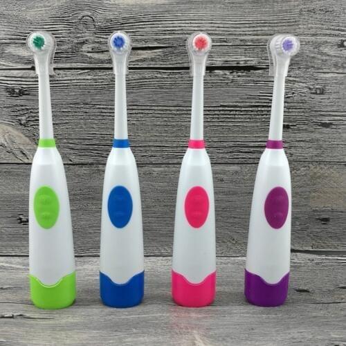 Teeth WhiteningRotatingChild ElectricToothbrushWithWaterproof Brush Head Replace
