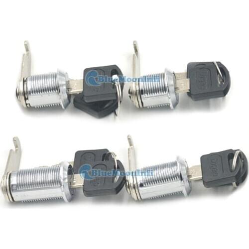 2 Sets / Lot Zinc Alloy Locks Use for Furniture Drawer Desk Wardrobe Cupboard File Cabinet Mailbox With 2Keys 4 Types for Choice