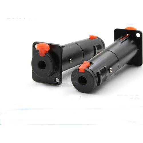 5PCS/lot Stereo 1/4" locking jack Panel Mount Connector 6.35 mm 6.35mm 6.5mm Female Jack