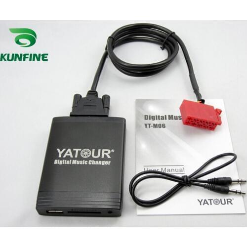 Car Digital Music Changer Adapter USB SD Aux MP3 Interface Car Stereo For Benz 2*5 Pin Bluetooth Phone Mould&Controller Optional