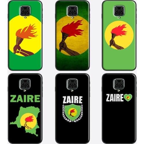 Zaire Flag Case For Xiaomi Redmi Note 9 Pro 7 8 8T 9S Note 10 Pro Coque For Redmi 9T 9C 9A 8A 7A K40