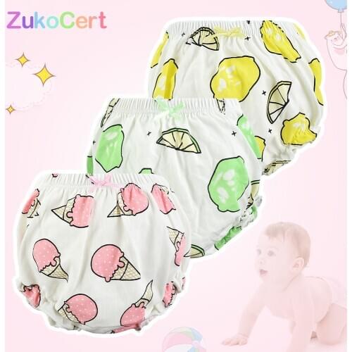 Babies Girls Baby Disper Pants Cotton Children Panty baby girl panties Underpants Newborn For Boys toddler Male Underwear 0-3T