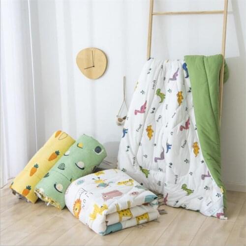 Kids Children Sleeping Quilt Blanket Kindergarten Blanket Nursery Quilt Air Conditioner Room Baby Nap Blanket 120x150cm