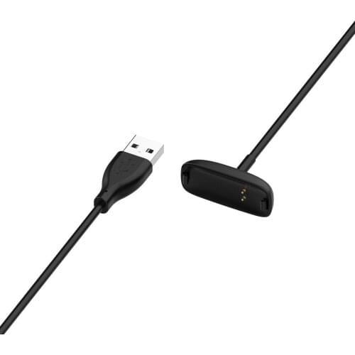 For Fitbit Inspire 2 Smart Band Wristband USB Charging Cable Cord Dock Charger Adapter Smart Wristband Watch Charger Black
