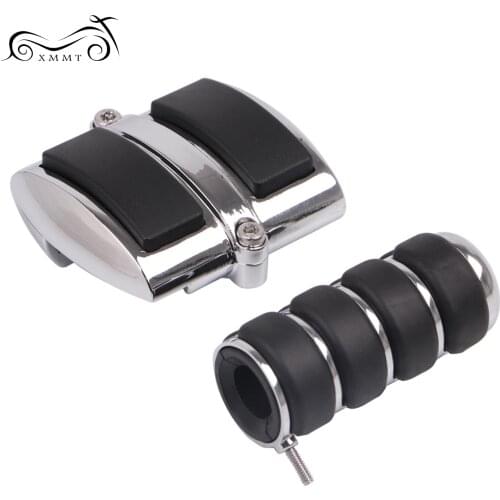 For Yamaha V-Star XVS 650 950 1100 1300 Chrome Gear Shift Lever Peg Brake Pedal Cover Motorcycle Accessory