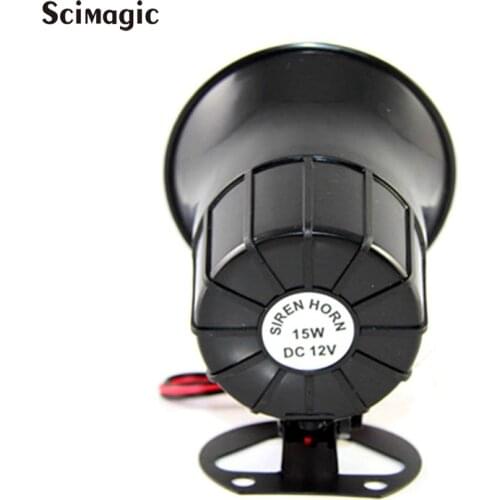 115db Home Alarm Speaker, 15W 12V Warning Alarm Speaker, Loud Sound Can Be Used With Detector