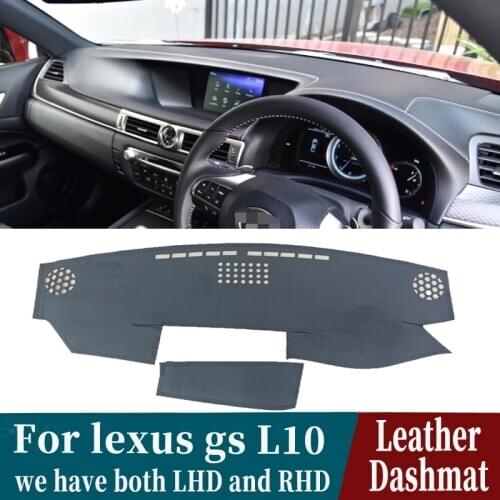 Leather Dashmat Dashboard Cover Pad Dash Mat Carpet Car-Styling accessories For lexus gs L10 GS200T GS250F 300H 450 2012-2020
